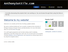 Tablet Screenshot of anthonysottile.com